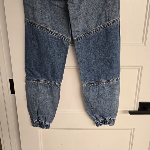 Women's BDG Urban Outfitters Two-Tone Denim "Jogger" High Waist Jeans | Size 25 - Picture 7 of 10